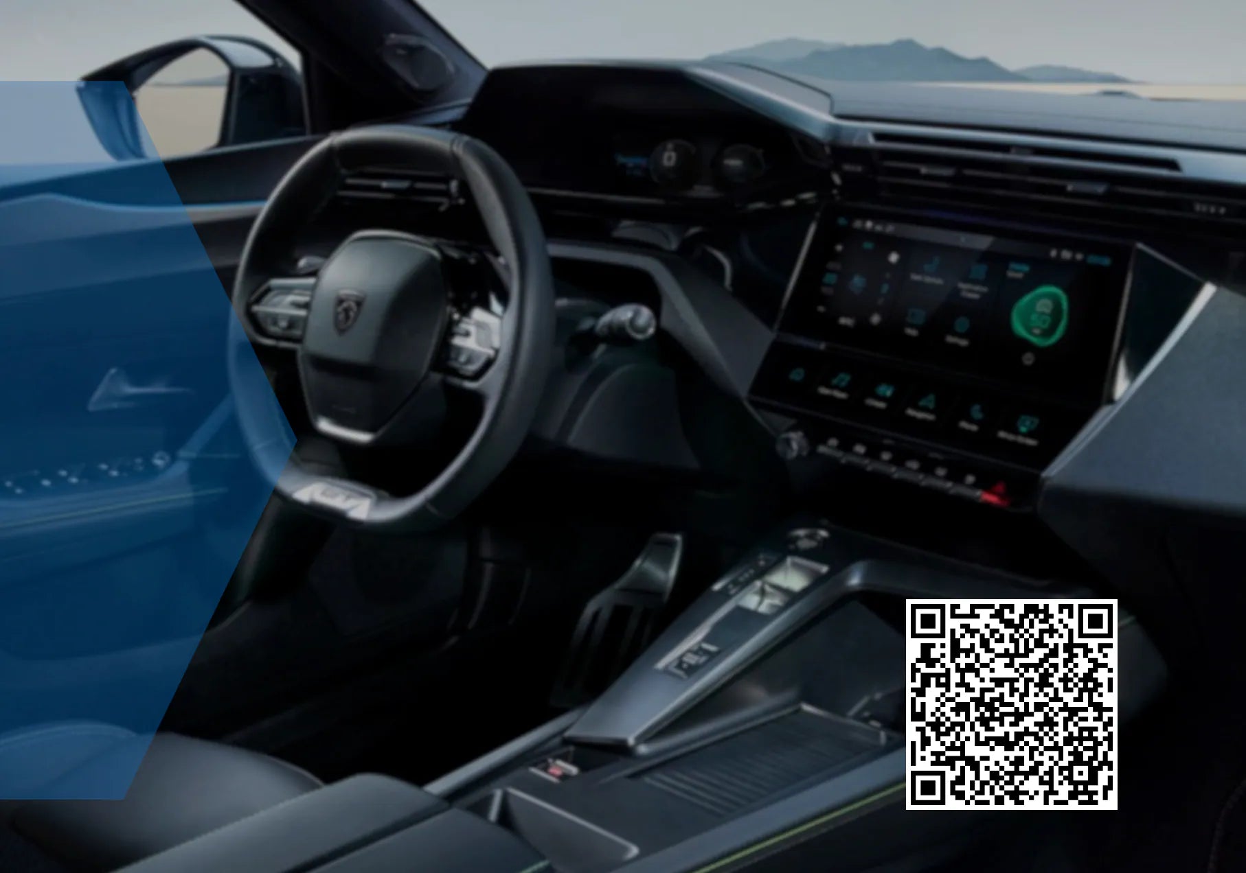 DëFF®專為法國標緻PEUGEOT®308 和408車型開發的汽車導航和中控螢幕開發的抗眩防爆保護膜 Multifunction Screen Protector
