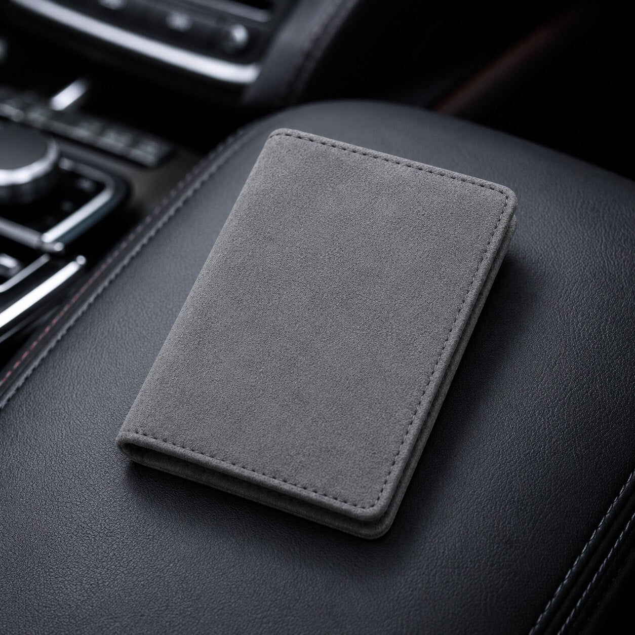 Alcantara Vehicle License & Card Holder AM-RCAL01 - hero