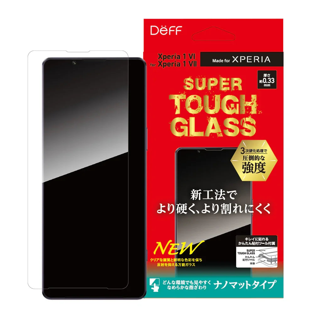 SUPER TOUGH GLASS (Nano Matte) Xperia 1 VI/ 1 VII