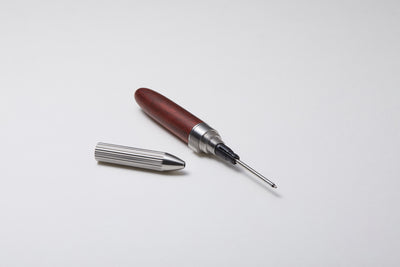 DeFF 5th Gen Refill Pen Jacket (Extra Short Design Collection｜Natural Wood/Carbon)