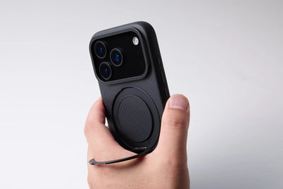 DURO® Ring Master Kevlar case with kickstand for iPhone 18 — DEFF