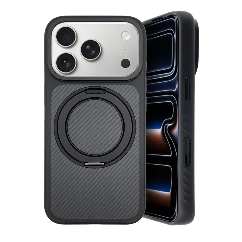 DURO® Ring Master Kevlar case with kickstand for iPhone 18 — DEFF