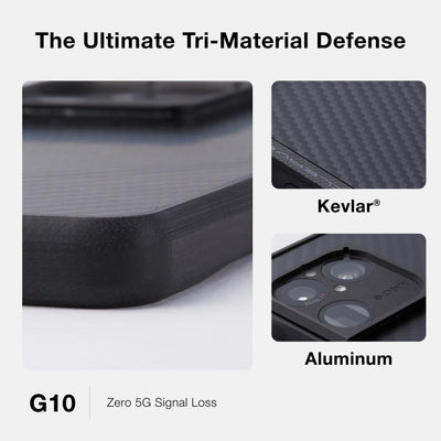 CLEAVE G10 Bumper CHRONO Xperia 1 VIII black, G10 and aramid fiber