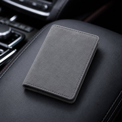 Alcantara Vehicle License & Card Holder AM-RCAL01 - hero