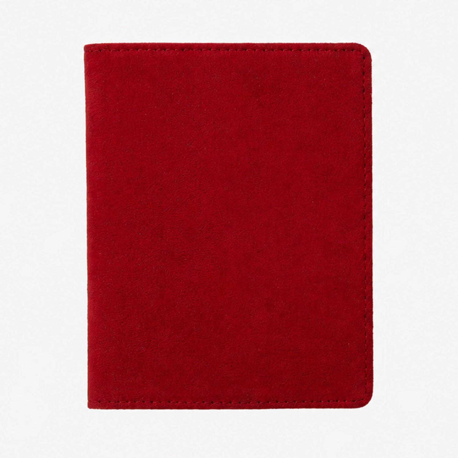 Alcantara Vehicle License & Card Holder - Ruby Red