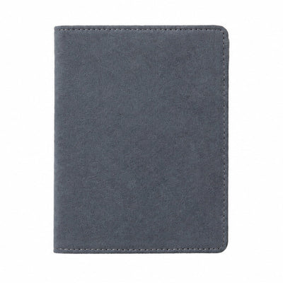 Alcantara Vehicle License & Card Holder - Slate Gray