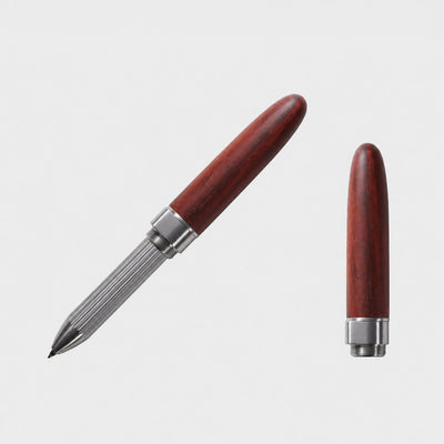 DeFF 5th Gen Refill Pen Jacket (Extra Short Design Collection｜Natural Wood/Carbon)