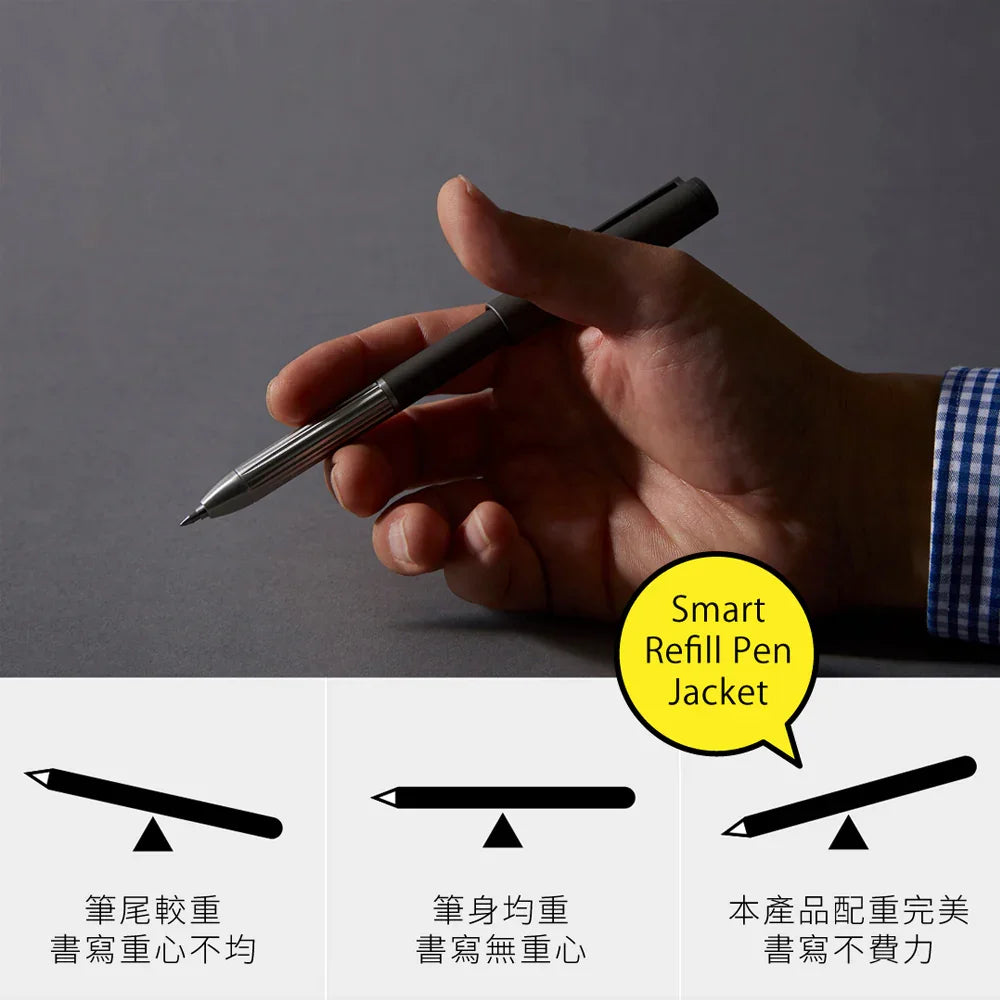 DeFF 1st Gen Refill Pen Jacket (Aluminum/Titanium Series)