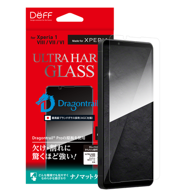 ULTRA HARD GLASS 保護貼 (奈米霧面) Xperia 1 VIII